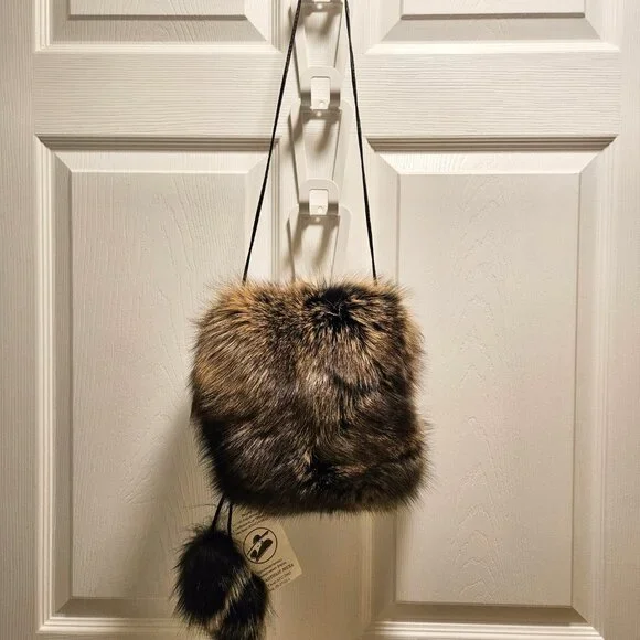 Vintage Genuine Fox Fur Hand Warmer Muff - Picture 2 of 6